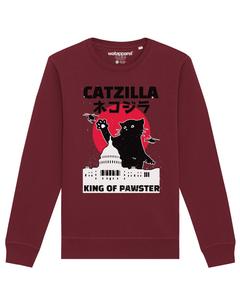 Толстовка Watapparel Catzilla, цвет Red/Burgundy