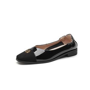 Повседневные однобортные туфли женские QUICHESHOES, Black