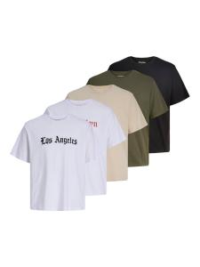 Футболка JACK & JONES JACK & JONES JJWOLFIE, Beige/Khaki/Black/White