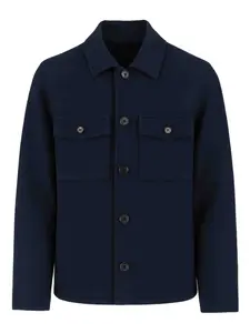 Рубашка с нагрудным карманом на пуговице Jacob Cohen, синий