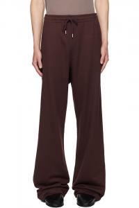 Спортивные штаны на шнуровке Dries Van Noten, Burgundy