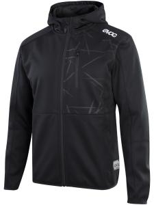 Толстовка с капюшоном на молнии EVOC, черный