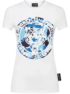 Футболка Carbon Tiger Plein Sport, белый