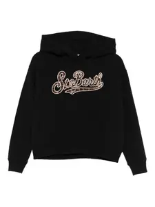 Худи Mindy с логотипом Mc2 Saint Barth Kids, черный