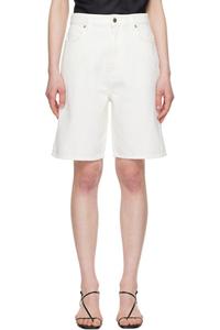 Шорты из денима Isu Off-White Loulou de Saison