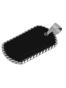 Adeliás Универсальный кулон из нержавеющей стали серебристого цвета