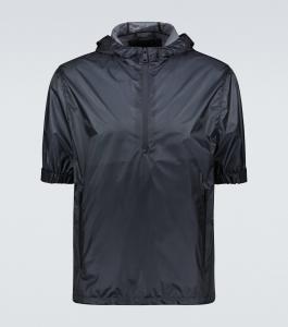 облегченная полузастегивающаяся куртка Prada, черный