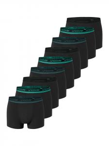 UNCOVER BY SCHIESSER Хлопковые шорты/брюки в стиле ретро, черные