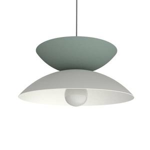 Подвесной светильник Lumicom Sablier, 40x40x40 см, зеленый/белый