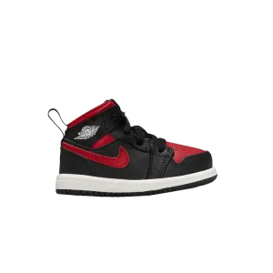 Кроссовки Air Jordan Air Jordan 1 Mid TD 'Bred Twist', черный