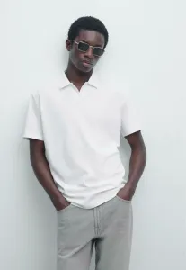 Рубашка-Поло с коротким рукавом Massimo Dutti, White