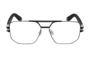 Металлическая оправа для очков неправильной формы женская черная PHILIPP PLEIN