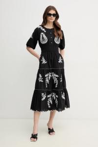 Хлопковое платье DESTINY DRESS Pepe Jeans, черный