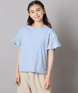 Прозрачная футболка в клетку с отрезанными рукавами Avv, цвет Light Blue