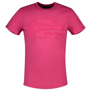 Футболка Superdry Vintage Logo Tonal Embroidered, розовый