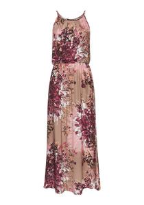 Летнее платье LASCANA, Light brown/Dark brown