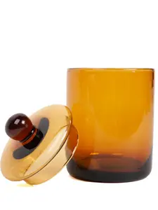 Большая стеклянная банка mika, 17х13 см, Xlboom, оранжевый