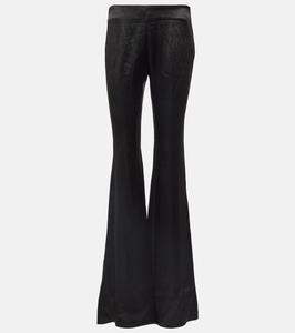 Расклешенные брюки с низкой посадкой Ann Demeulemeester, черный