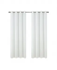 Штора Sedona, 100% полиэстер, 140 г/м², жаккардовая, на люверсах Rt Designers Collection, белый