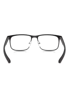 Очки в прямоугольной оправе Emporio Armani, серый