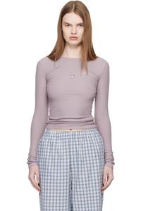 Baserange Футболка с длинными рукавами и фиолетовым сердцем