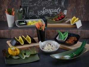 Керамический керамогранит dip bowl set Creatable, зеленый