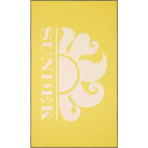 Полотенце с логотипом Sundek Microfibra, желтый
