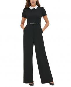 Комбинезон с воротником и поясом Tommy Hilfiger