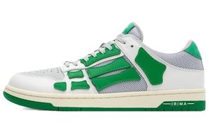 Скелетон Топ Лоу Белый Зеленый Сетка AMIRI