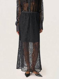 Юбка Nylah с цветочным кружевом Soaked In Luxury, Black