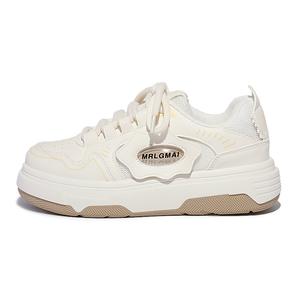 Женские бежевые скейтерские кроссовки SNXR с низким берцем и устойчивостью к истиранию