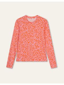 Oilily Футболка с принтом "Тизза" розового цвета