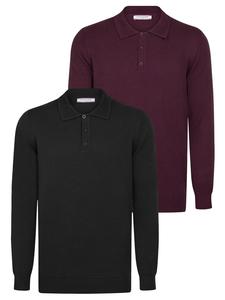 Felix Hardy Свитер черного и бордового цвета