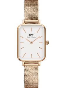 Daniel Wellington Часы Analog 'Quadro Pressed Melrose RG White' в Rose Gold