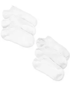 Женские носки No Show из хлопка, 6 пар, U6421 Hue, белый