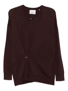 Свитер Chiraz с V-образным вырезом ISABEL MARANT, красный