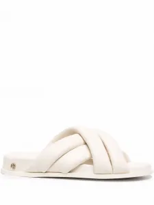 Сандалии Lizzie с перекрестными ремешками Anine Bing, белый