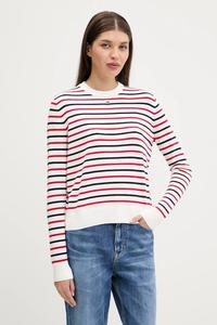 Хлопковый свитер Tommy Jeans, бордовый