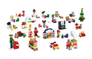 Набор пластиковых строительных блоков для обратного отсчета до 2021 года, 370 деталей LEGO