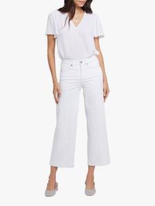 Широкие джинсы teresa по щиколотку NYDJ, цвет Optic White