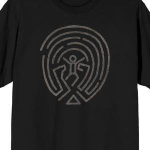 Мужская футболка Westworld Maze Line Art Licensed Character