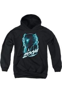 Флисовая худи с молнией Zoom Youth Gildan, черный