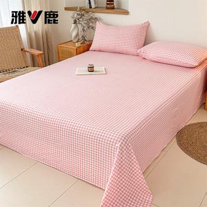 Yalu Простыня на резинке 200х230 см, хлопок, цвет Fenxiaoge, дышащая и мягкая