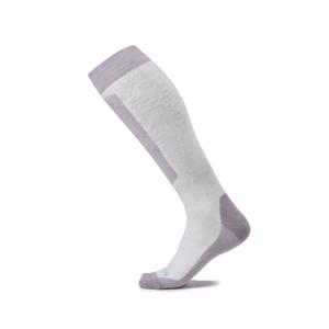 Женские лыжные носки средней толщины Thermotech, White/Purple