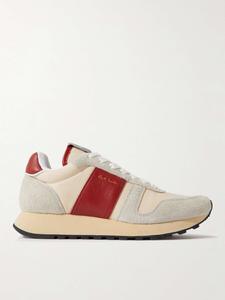 Замшевые и кожаные кроссовки 80-х PAUL SMITH, белый