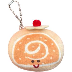 Милые реалистичные плюшевые куклы-еда подвеска высотой 6см/6,5см/8см ROUERXIONG, Small Swiss Roll (Approx. 6Cm Height)