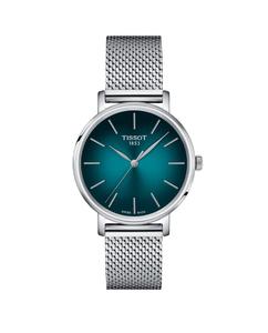 Женские часы Everytime с серебристым стальным ремешком Tissot, серебро