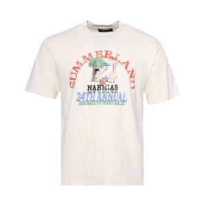 Футболка Nahmias Point Dune Races Boxy T-Shirt, Egg White