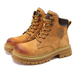 SAFIYA Ботинки Martin Unisex Khaki/Yellow