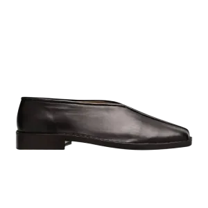 Кроссовки Lemaire Wmns Flat Piped Slippers 'Black Dark Chocolate'